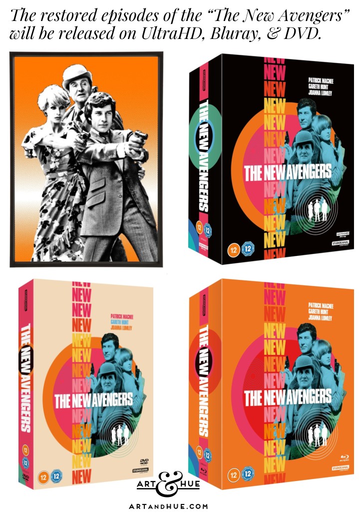 The New Avengers are back, in pop art & stunning 4k on Bluray & DVD.