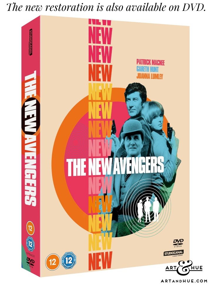 The New Avengers are back, in pop art & stunning dvd restorations!